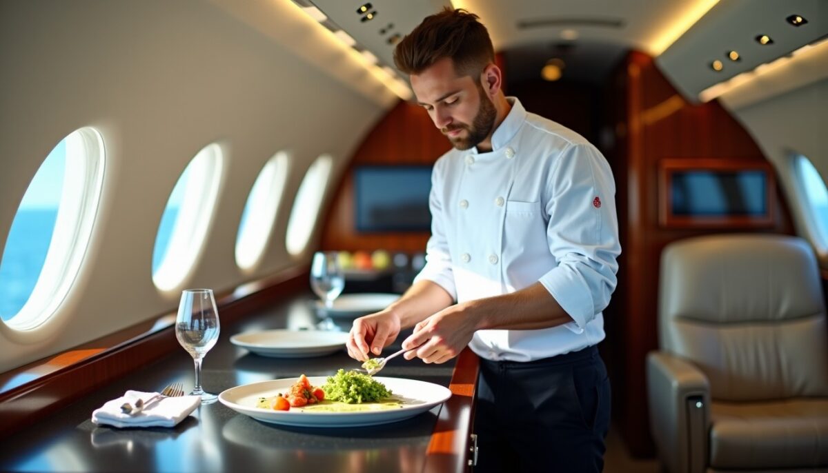 Guide pratique pour engager un chef à domicile lors de votre repas en avion